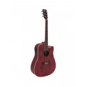 Dimavery - JK-510 Western guitar, cutaway, grained