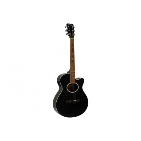 Dimavery - AW-400 Western guitar, black 1