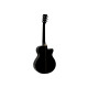 Dimavery - AW-400 Western guitar LH, black 7