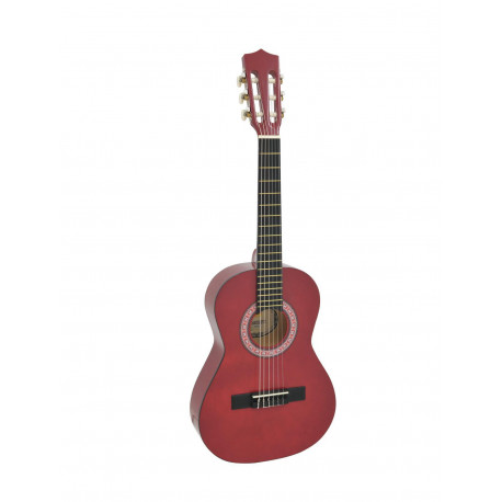 Dimavery - AC-303 Classical Guitar 1/2, red 1