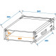 Roadinger - Amplifier Rack PR-1, 2U, 47cm deep 6