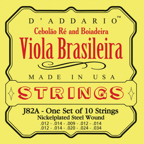 D'addario - J82A VIOLA BRASILEIRA, CEBOLAORE 1