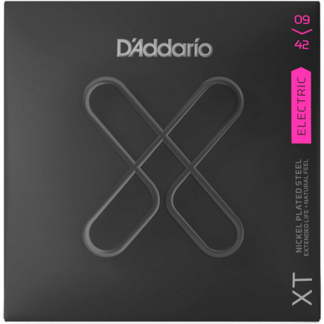 D'addario - XTE0942 ELECTRIC NICKEL XT COATED SUPER LIGHT 1