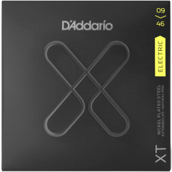 D'addario - XTE0946 ELECTRIC NICKEL XT COATED SUPER LIGHT TOP - REGULAR BOTTOM 1
