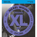 D'addario - EXL280 NICKEL WOUND PICCOLO BASS, LONG SCALE [20-52]