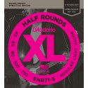 D'addario - ENR71-5 HALF ROUNDS 5-STRING BASS, REGULAR LIGHT, LONG SCALE [45-130]