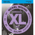 D'addario - EXL190 CUSTOM LIGHT LONG SCALE [40-100]