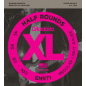 D'addario - ENR71 XL HALF ROUNDS REGULAR LIGHT [45-100]