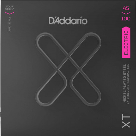 D'addario - XTB45100 BASS GUITAR NICKEL XT COATED 1