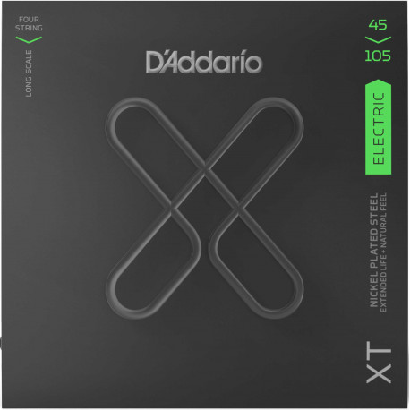 D'addario - XTB45105 BASS GUITAR NICKEL XT COATED 1