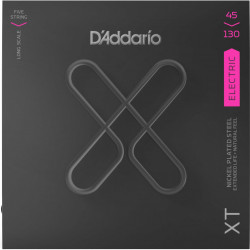 D'addario - XTB45130 5 STRING BASS GUITAR NICKEL XT COATED 1