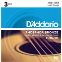 D'addario - EJ16-3D (PACK 3 JUEGOS)