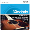 D'addario - EFT16 FLAT TOPS PHOSPHOR BRONZE REGULAR [12-53]