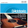 D'addario - EFT16 FLAT TOPS PHOSPHOR BRONZE REGULAR [12-53] 1