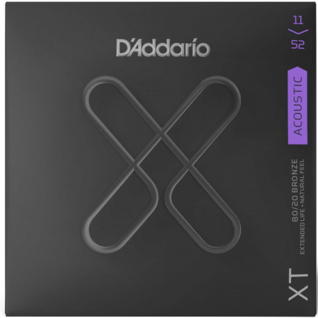 D'addario - XTABR1152  ACOUSTIC GUITAR 80/20 XT COATED 1