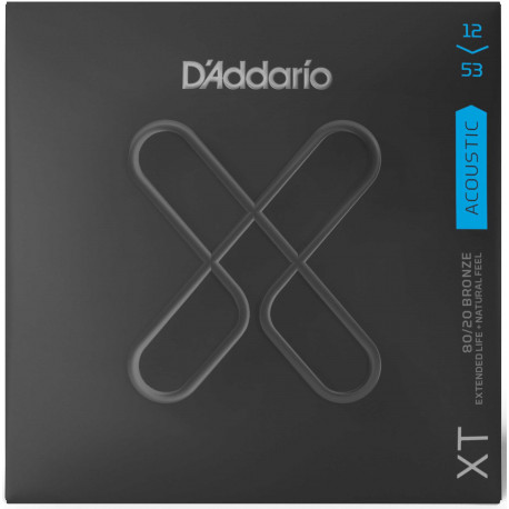 D'addario - XTABR1253  ACOUSTIC GUITAR 80/20 XT COATED 1