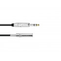 Omnitronic - Jack extension 6.3 stereo 3m bk