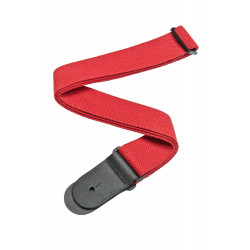 Planetwaves - COTTON GUITAR STRAP RED 1