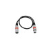 Omnitronic - XLR cable 3pin 0.5m bk/rd 2