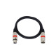 Omnitronic - XLR cable 3pin 1m bk/rd 2
