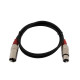Omnitronic - XLR cable 3pin 1.5m bk/rd 2