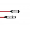 Omnitronic - XLR cable 3pin 5m rd