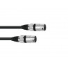 Omnitronic - Adaptercable XLR(M)/XLR(M) 0.2m bk 1