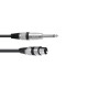 Omnitronic - Adaptercable XLR(F)/Jack mono 0.9m bk 1