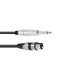 Omnitronic - Adaptercable XLR(F)/Jack mono 5m bk 5