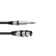 Omnitronic - Adaptercable XLR(F)/Jack stereo 0.9m bk 5