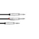 Omnitronic - Adaptercable Jack/2xJack 3m 1