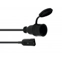 Omnitronic - Adaptercable IEC(M)/Safety plug(F) 1m