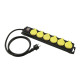 Eurolite - Distributor 6-fold IP44 bk 5m 1