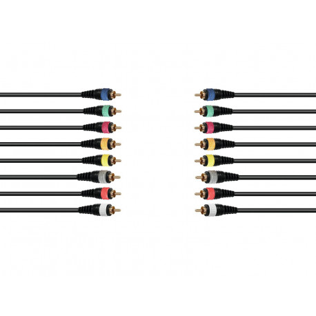 Omnitronic - Snake cable 8xRCA/8xRCA 15m 1