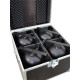 Roadinger - Flightcase 4x PAR-64 Spot short 11