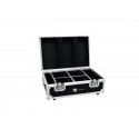 Roadinger - Flightcase 4x AKKU TL-3 Trusslight QuickDMX with charging function