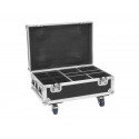 Roadinger - Flightcase 4x AKKU IP UP-4 Plus HCL Spot WDMX with Charging Function