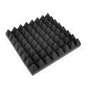 Omnitronic - Accoustic Foam, Pyramid 100mm, 50x50cm